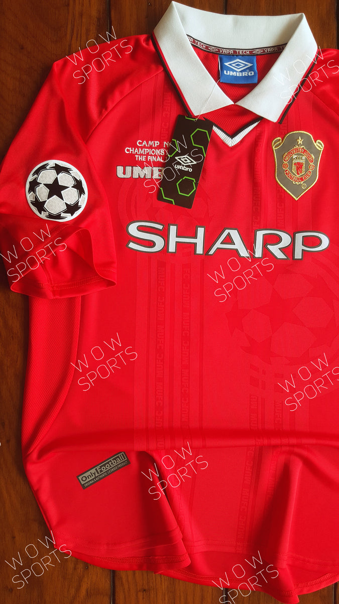 ウェア Manchester United 1999 Champions League 1999 Manchester United Champions League Shirt (Excellent) M