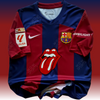 FC Barcelona 23/24 Rolling Stones Special Edition Stadium Fans Jersey