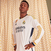 Real Madrid 23/24 Home Long Sleeves Player Issue Jersey